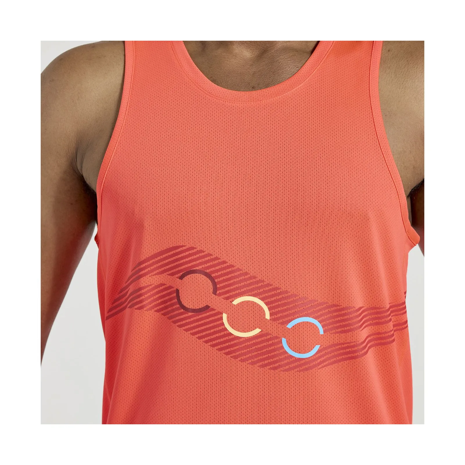 Чоловіча майка Saucony Stopwatch Singlet
