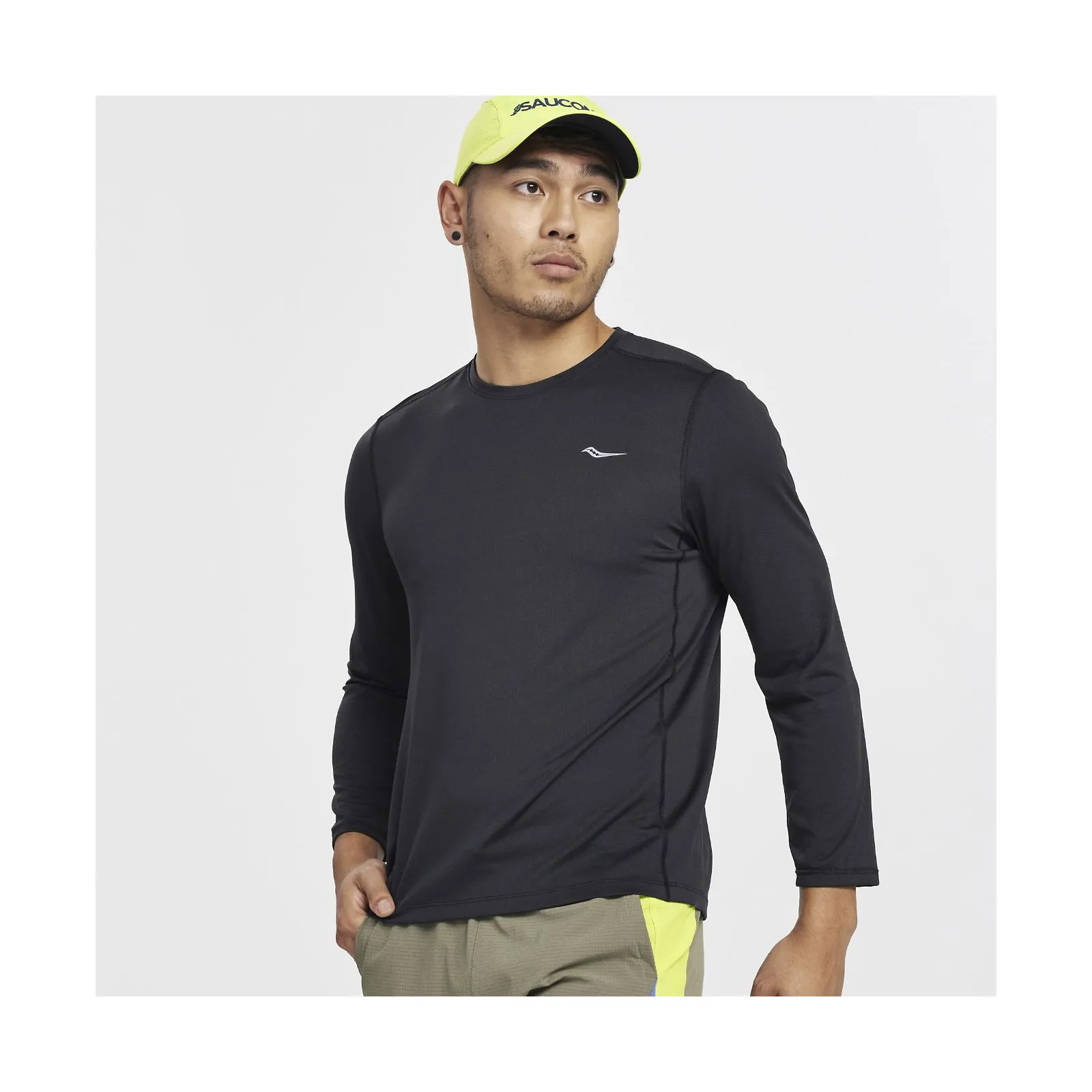 Чоловіча футболка Saucony Stopwatch Long Sleeve