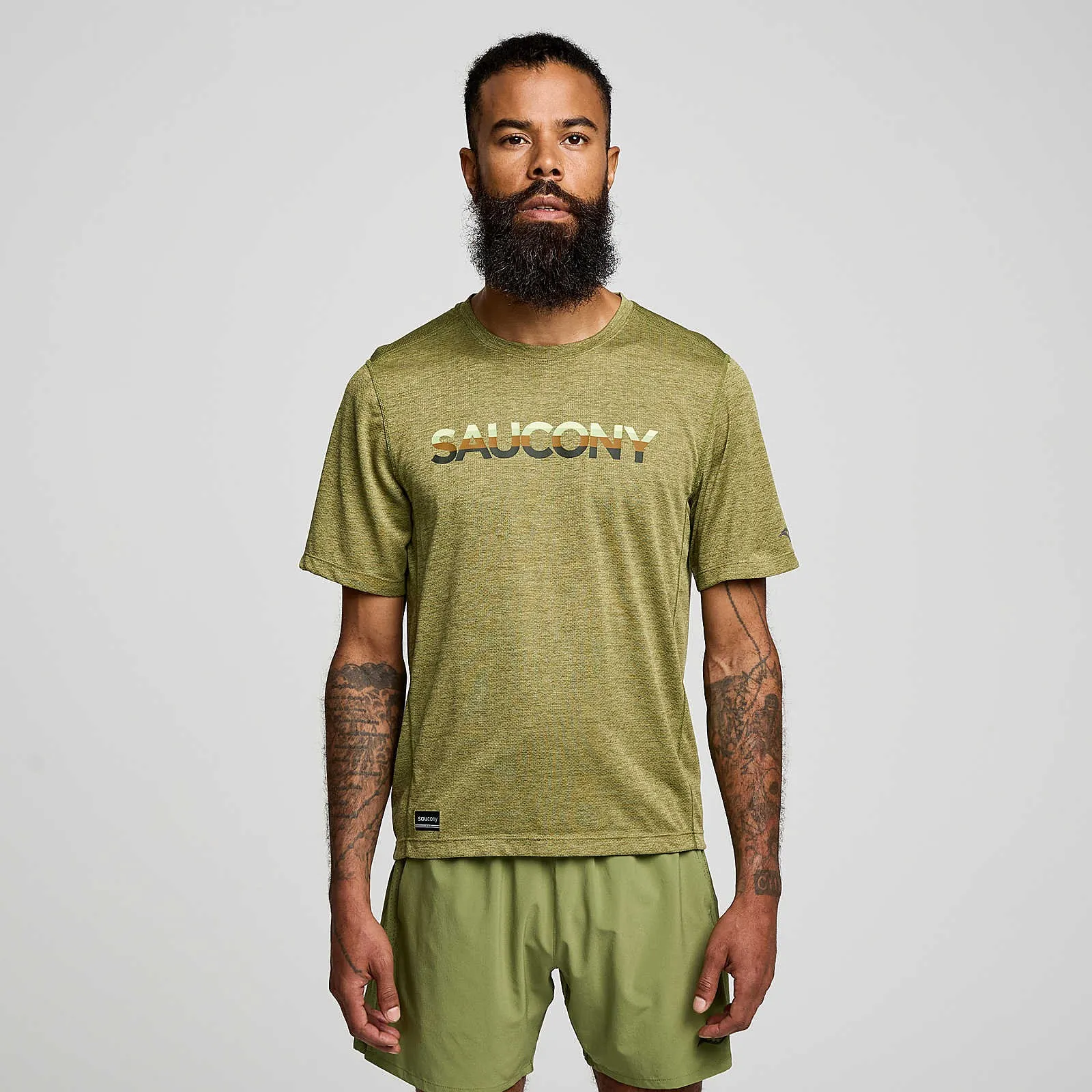 Чоловіча футболка Saucony STOPWATCH GRAPHIC SHORT SLEEVE