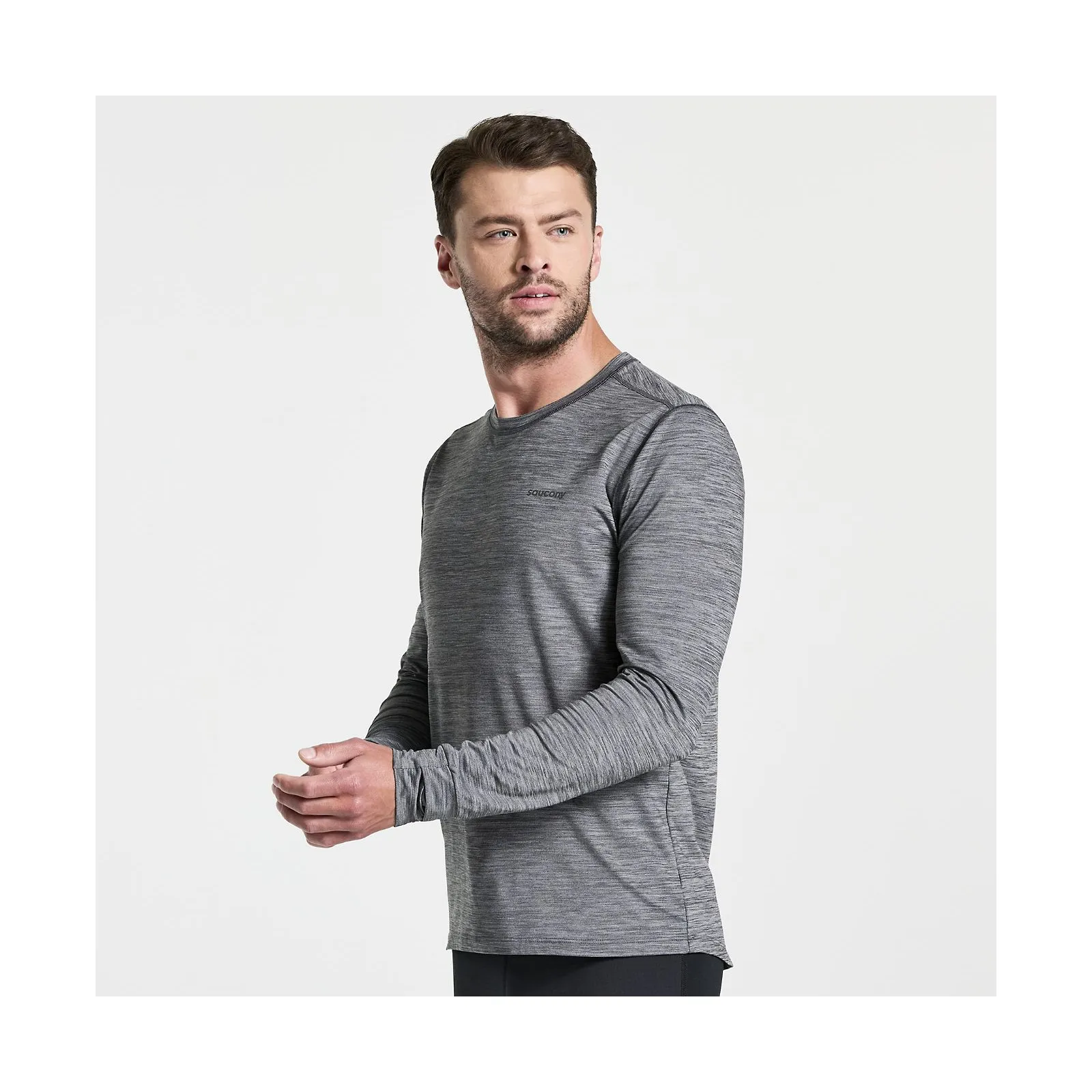 Чоловіча футболка з довгими рукавами Saucony Boulder Baselayer
