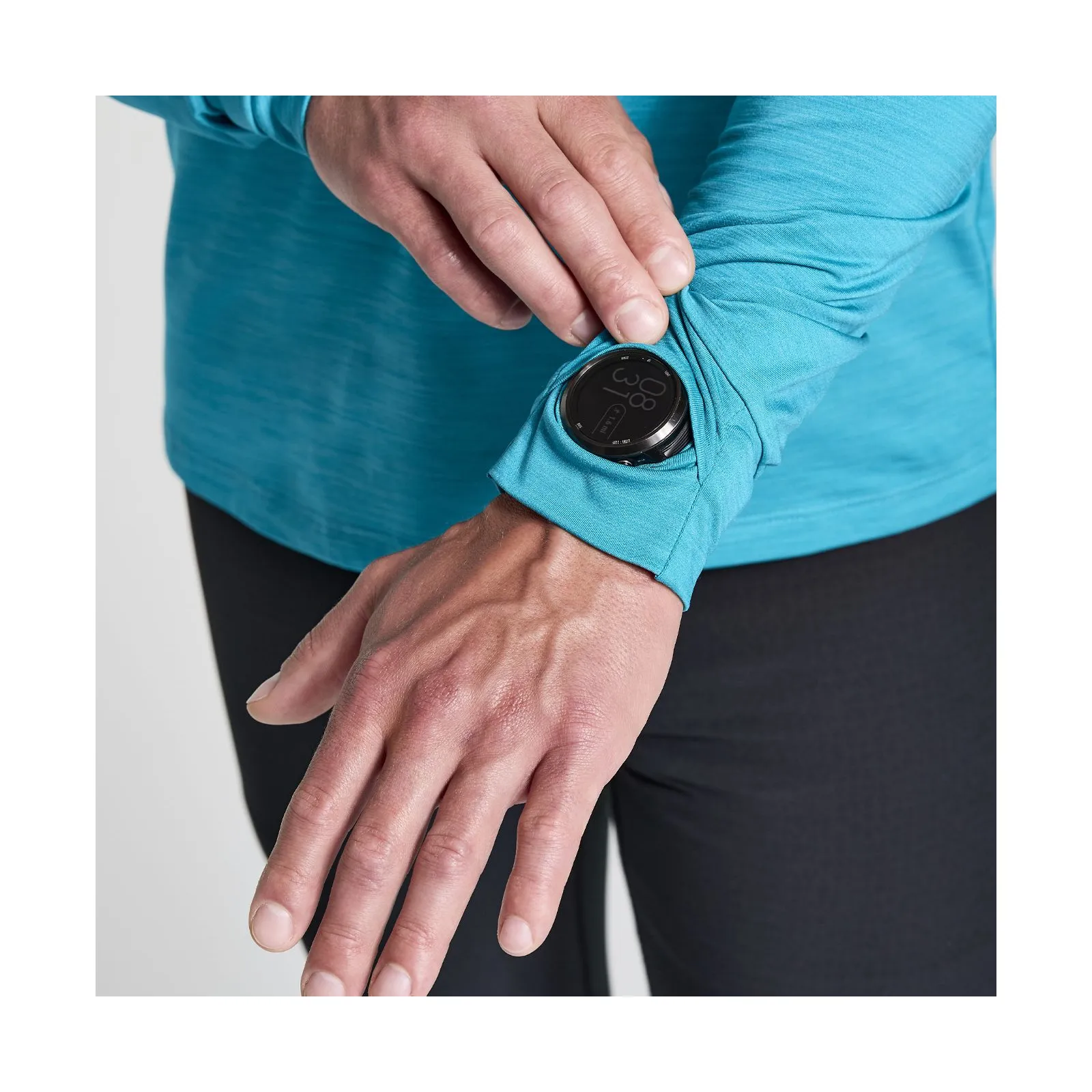 Чоловіча футболка з довгими рукавами Saucony Boulder Baselayer