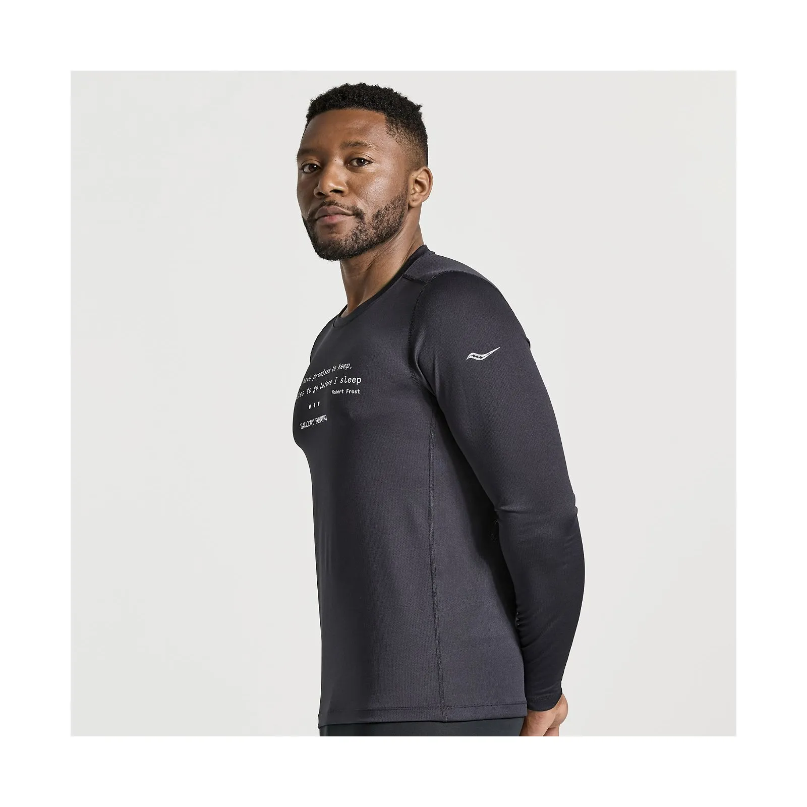 Чоловіча футболка з довгими рукавами Saucony Stopwatch Graphic Long Sleeve