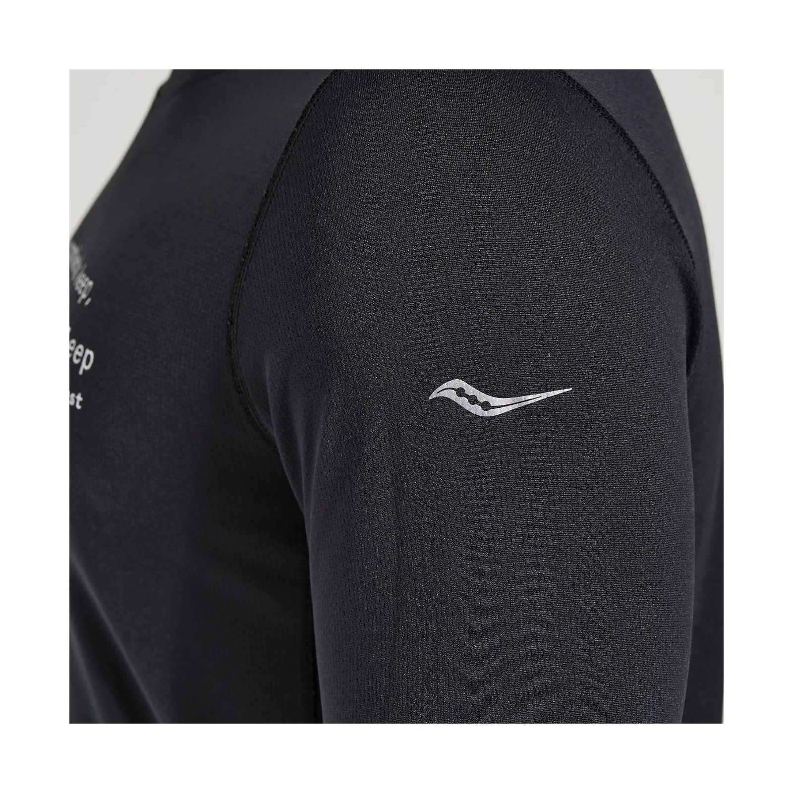 Чоловіча футболка з довгими рукавами Saucony Stopwatch Graphic Long Sleeve