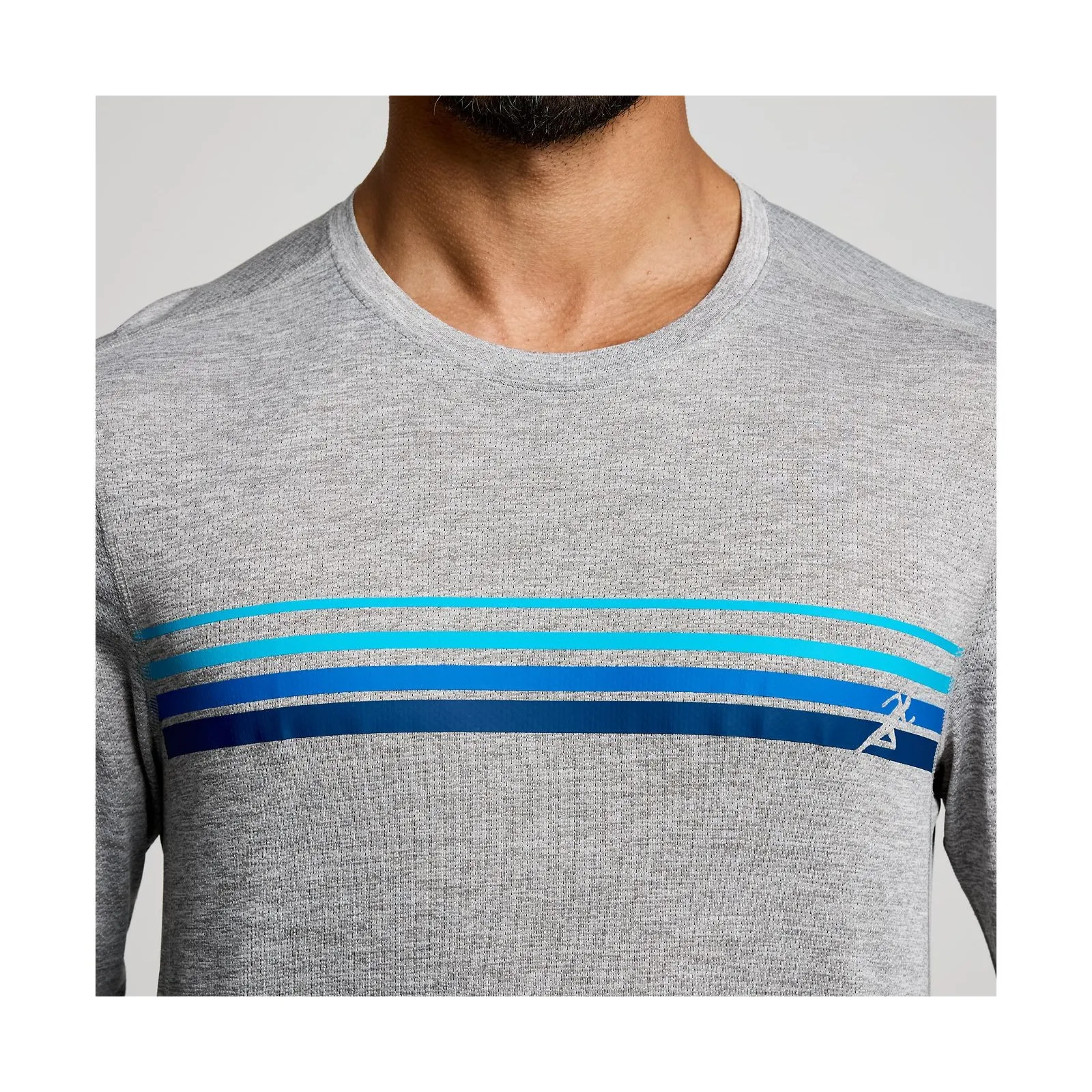 Чоловіча футболка Saucony STOPWATCH GRAPHIC LONG SLEEVE