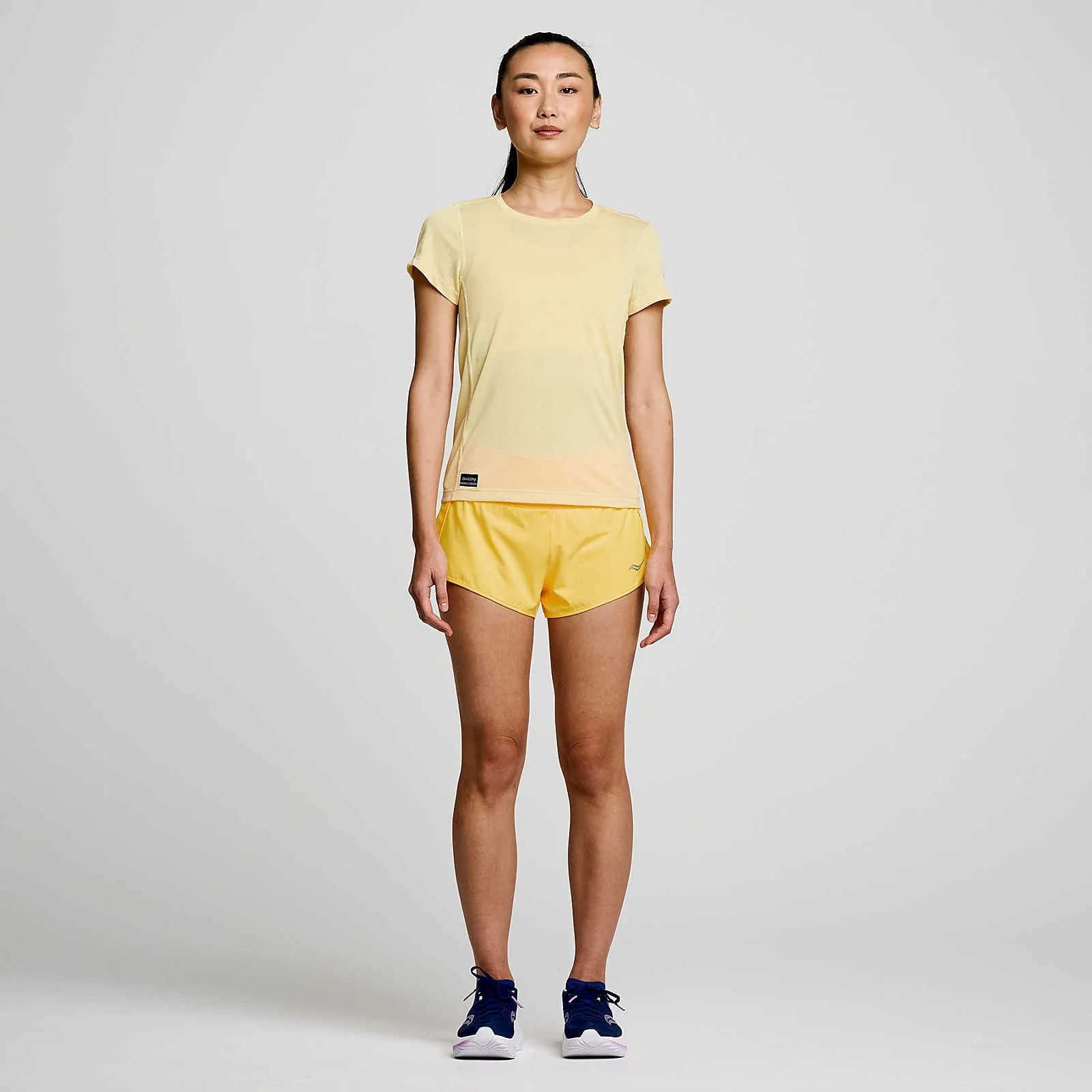 Жіноча футболка Saucony STOPWATCH SHORT SLEEVE