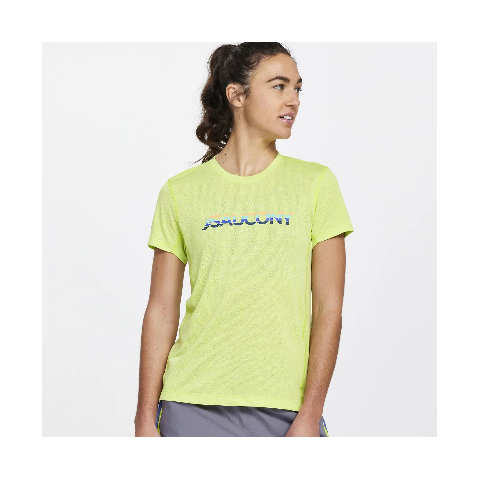 Жіноча футболка Saucony Stopwatch Graphic Short Sleeve