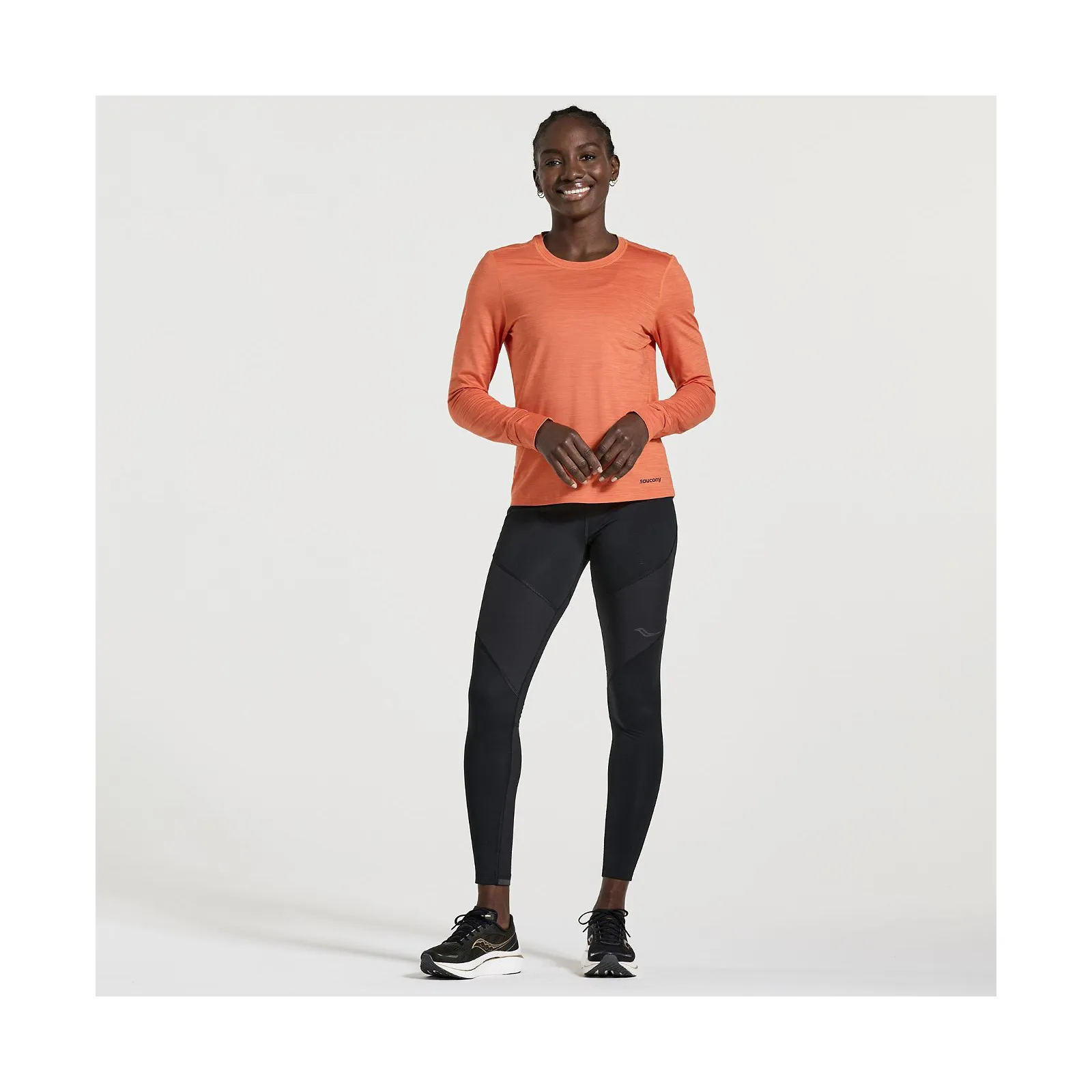 Жіноча футболка з довгими рукавами Saucony Boulder Baselayer