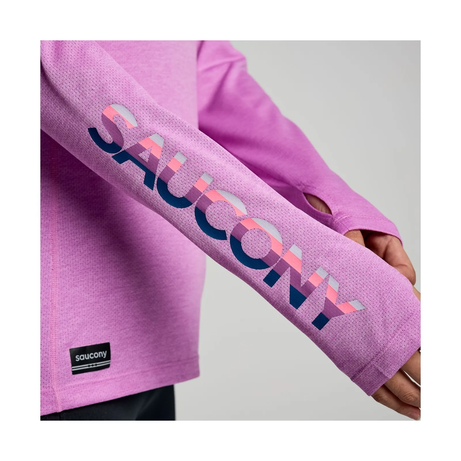 Жіноча футболка Saucony STOPWATCH GRAPHIC LONG SLEEVE