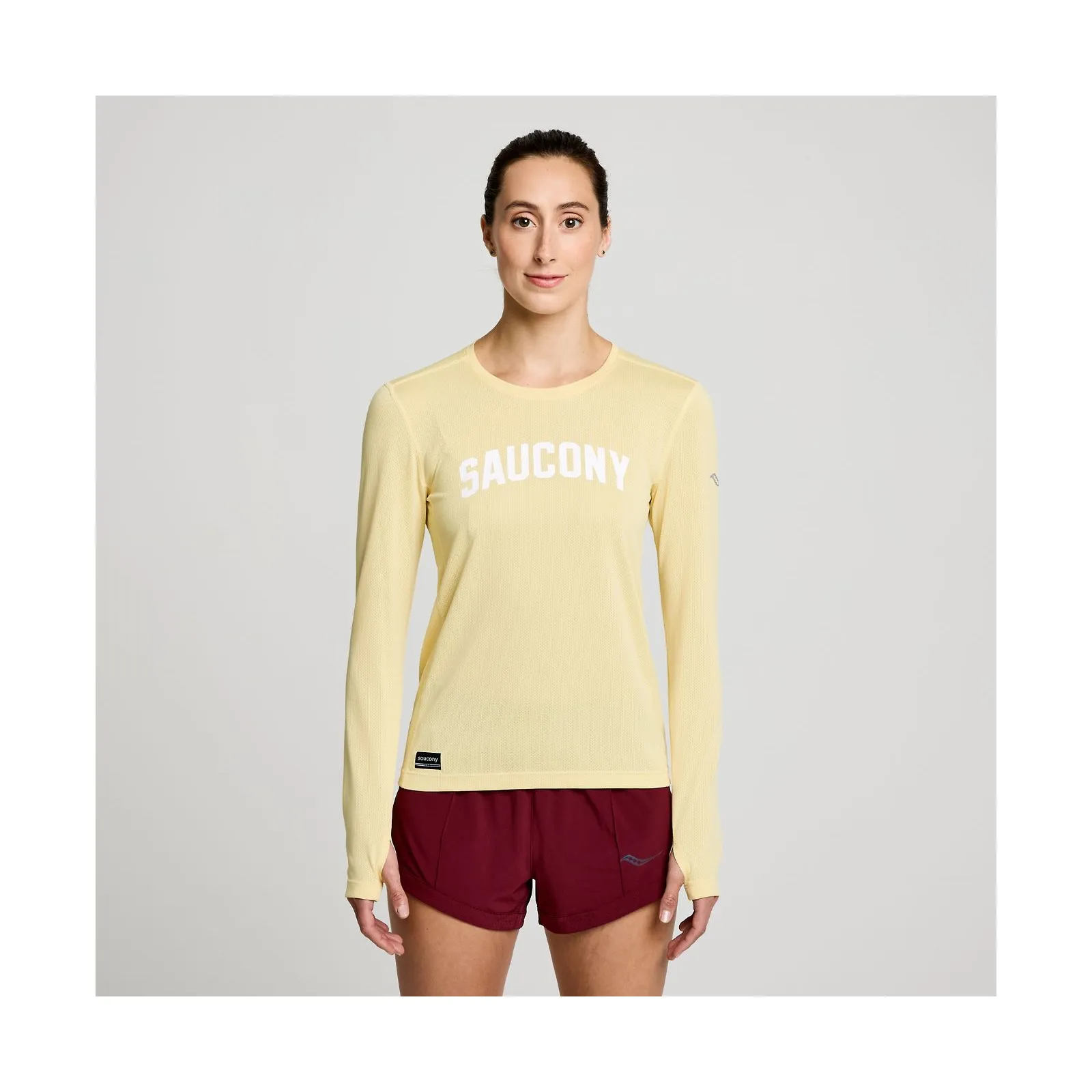 Жіноча футболка Saucony STOPWATCH GRAPHIC LONG SLEEVE