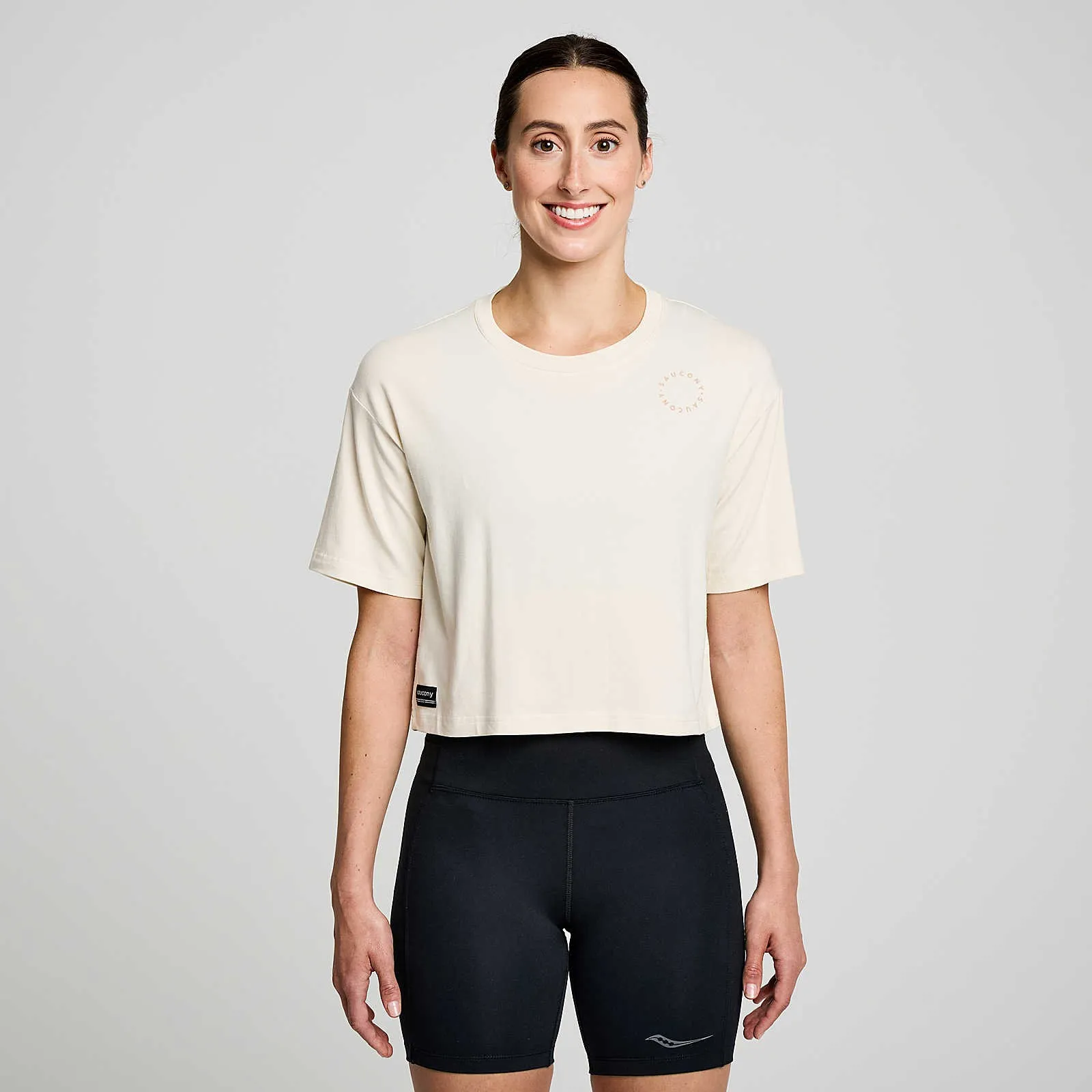 Жіноча футболка Saucony RECOVERY BOXY TEE
