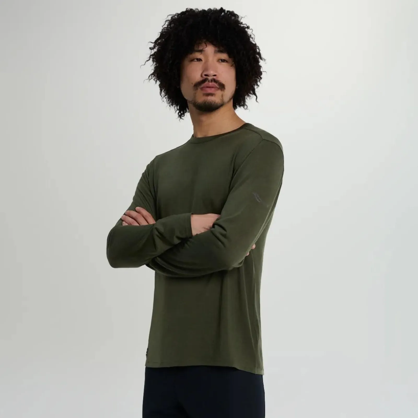 Чоловічий лонгслів Saucony PEREGRINE MERINO LONG SLEEVE