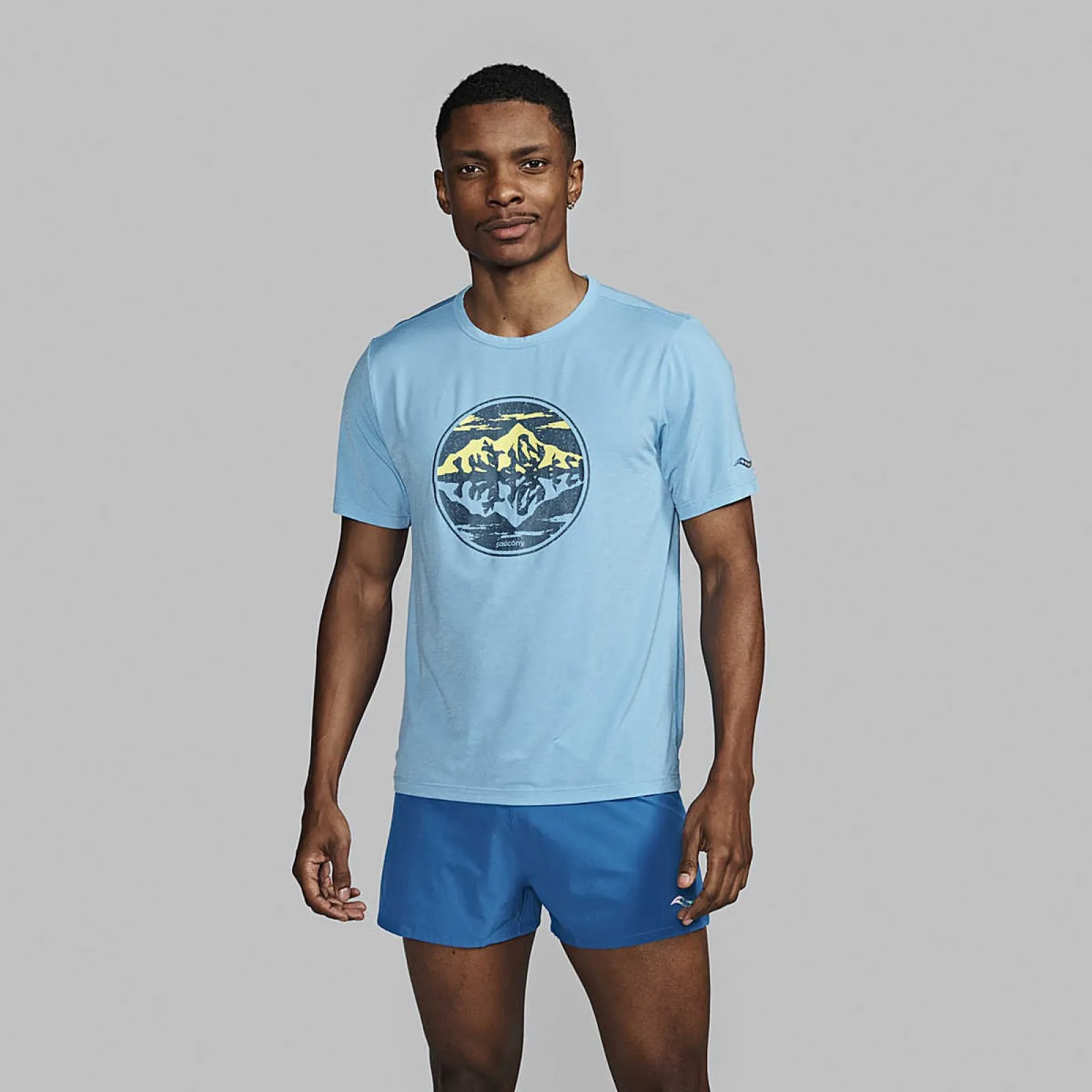 Чоловіча футболка Saucony STOPWATCH GRAPHIC SHORT SLEEVE
