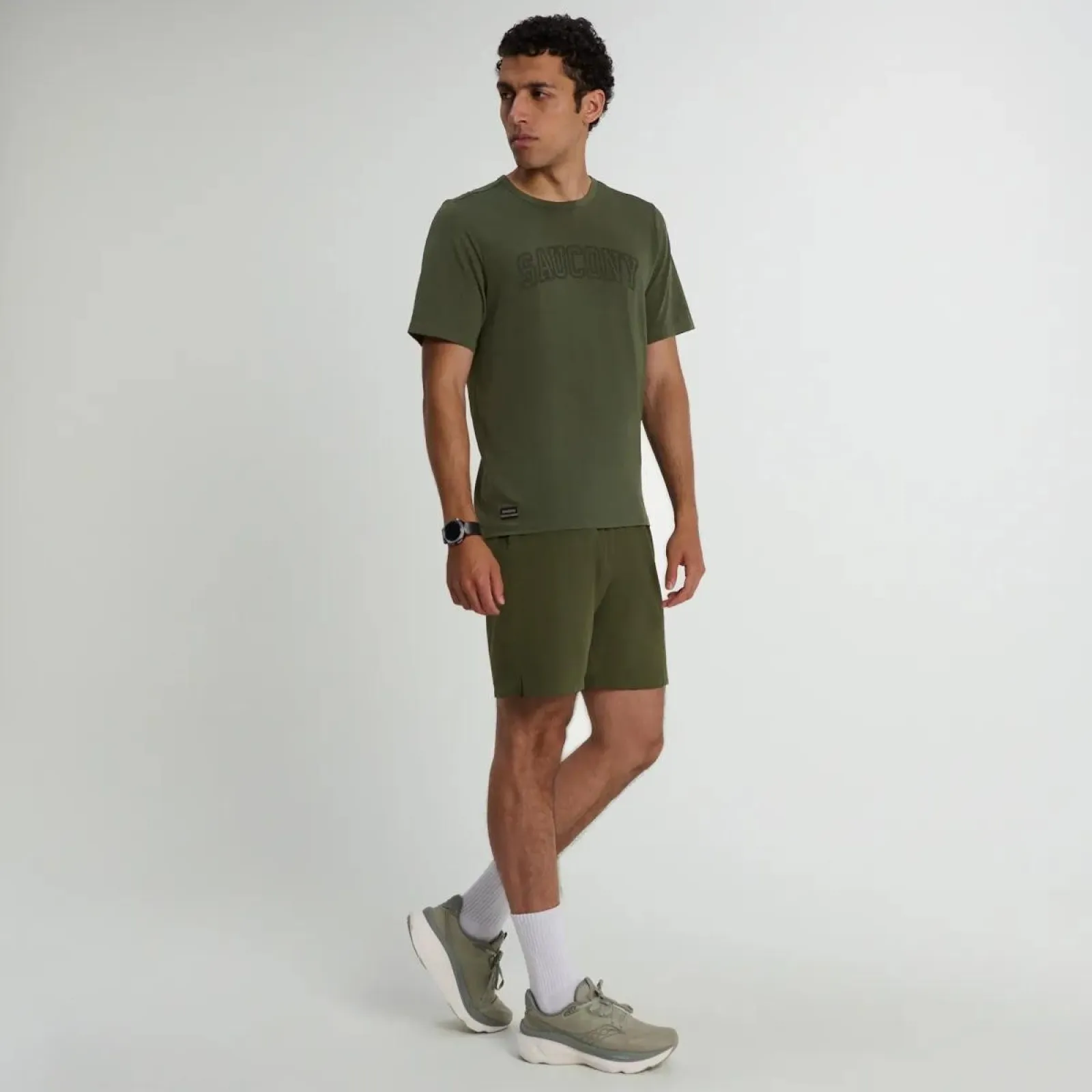 Чоловіча футболка Saucony STOPWATCH GRAPHIC SHORT SLEEVE