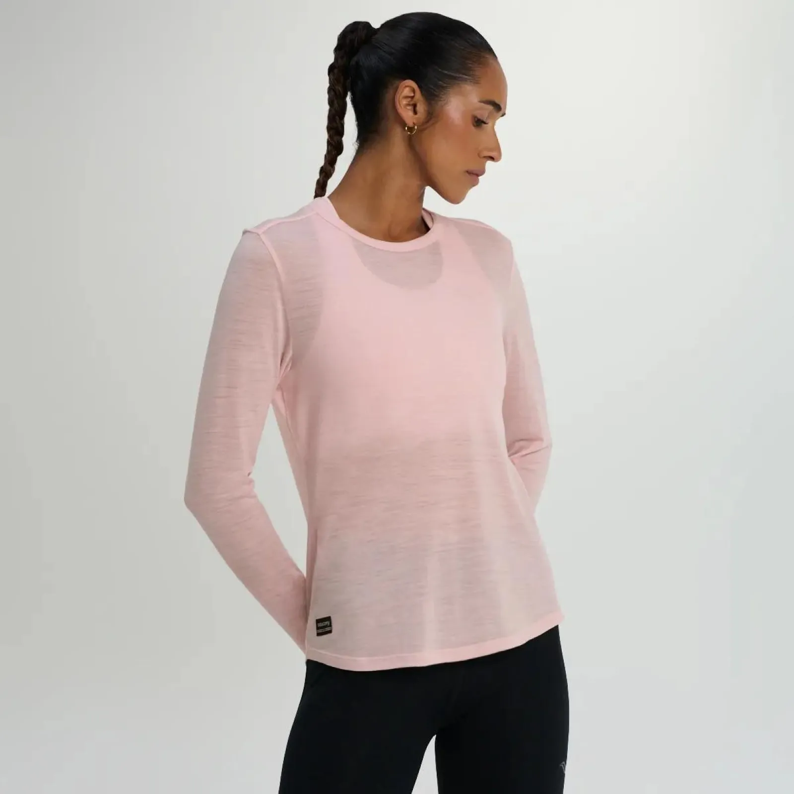 Жіночий лонгслів Saucony PEREGRINE MERINO LONG SLEEVE
