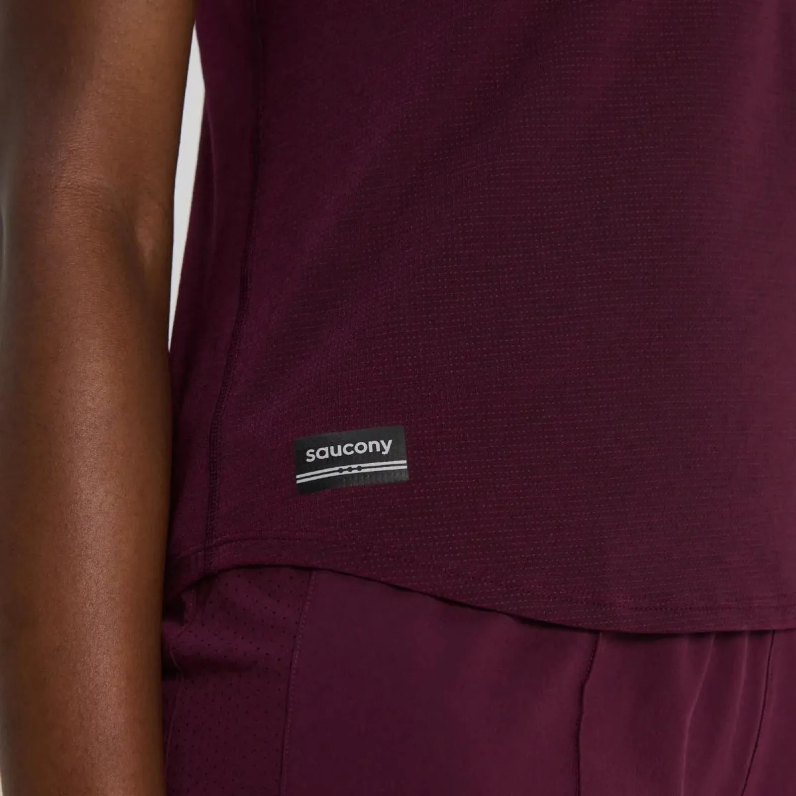 Жіноча футболка Saucony STOPWATCH SHORT SLEEVE