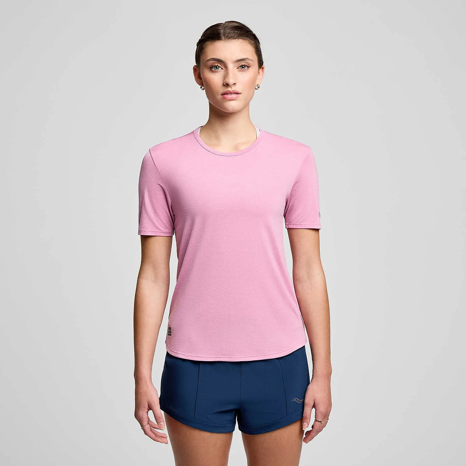 Жіноча футболка Saucony STOPWATCH SHORT SLEEVE