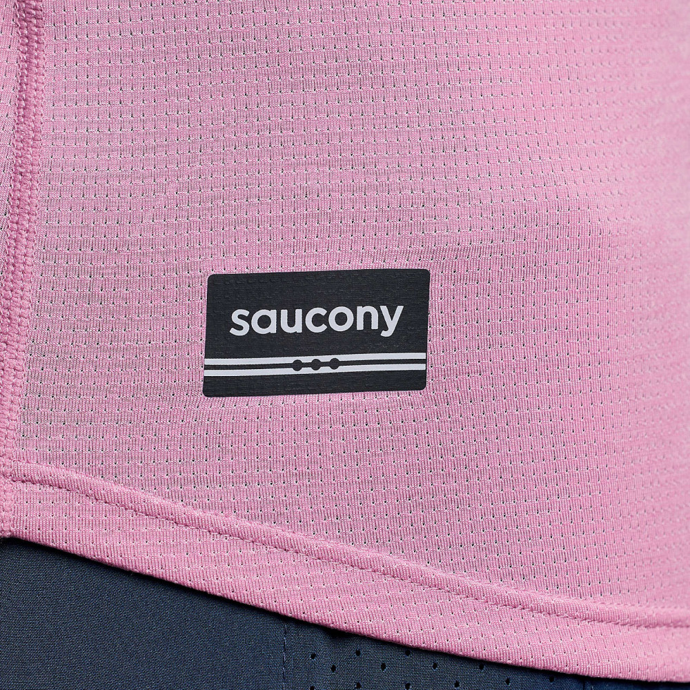 Жіноча футболка Saucony STOPWATCH SHORT SLEEVE