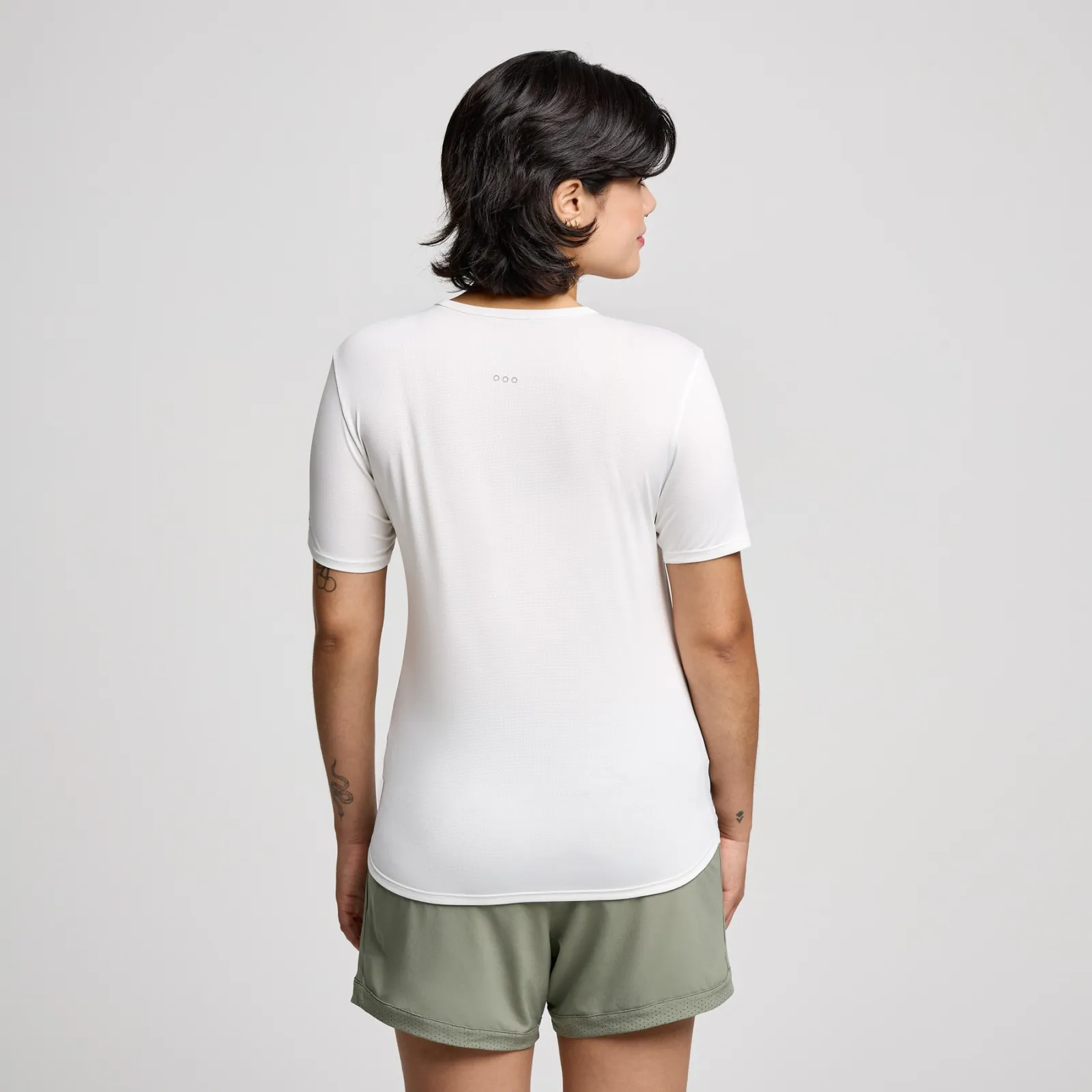 Жіноча футболка  Saucony STOPWATCH SHORT SLEEVE