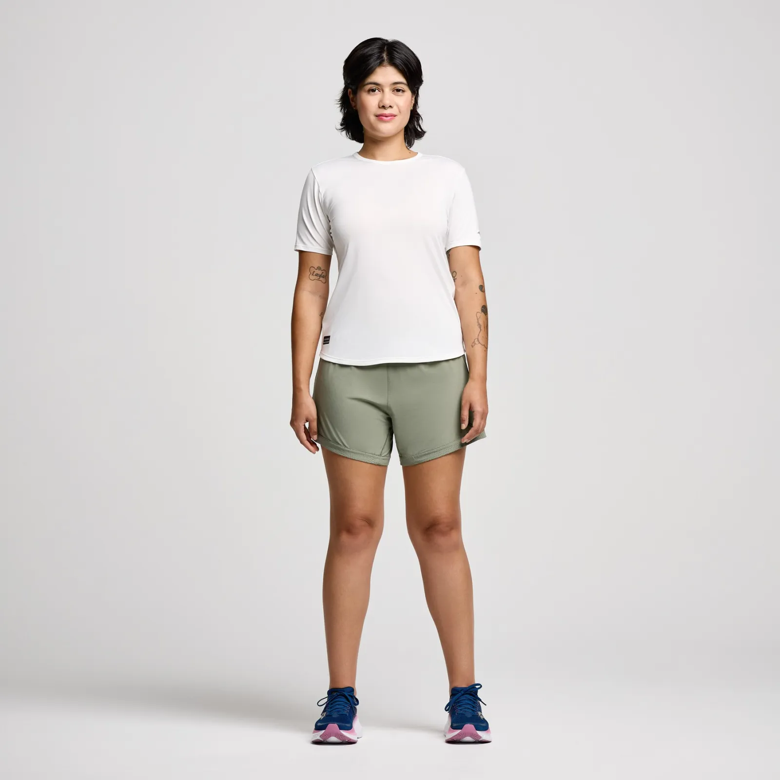 Жіноча футболка  Saucony STOPWATCH SHORT SLEEVE