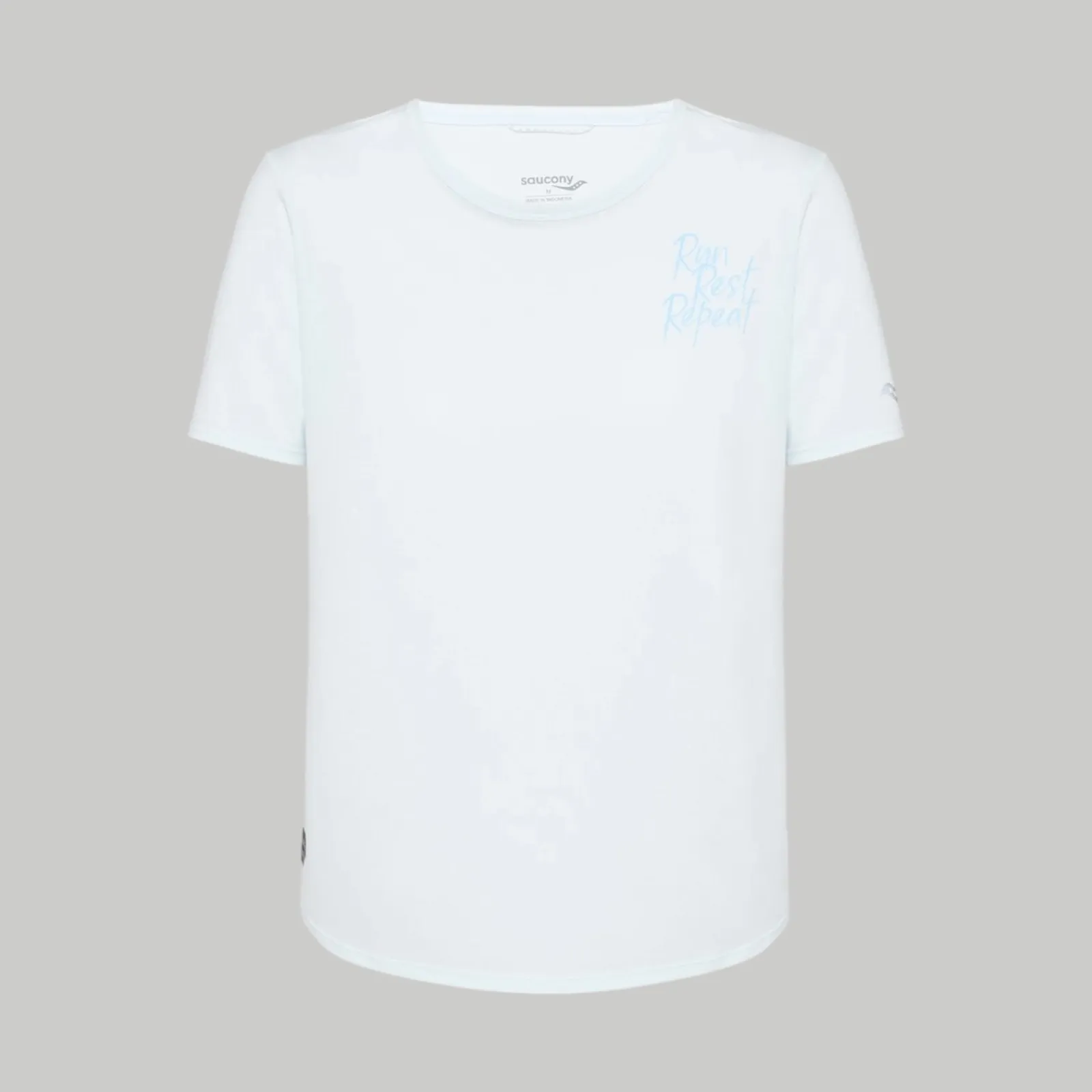 Жіноча футболка Saucony STOPWATCH GRAPHIC SHORT SLEEVE